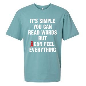 Dyslexia Awareness Day Dyslexics Can Feel Everything Funny Gift Sueded Cloud Jersey T-Shirt