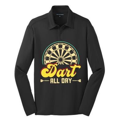 Dart All Day Silk Touch Performance Long Sleeve Polo