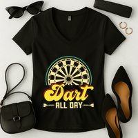 Dart All Day Women's V-Neck T-Shirt
