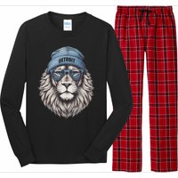 Detroit Apparel Long Sleeve Pajama Set