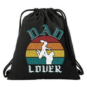 Dad And Daughter Father's Day T Drawstring Bag