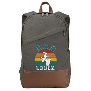 Dad And Daughter Father's Day T Cotton Canvas Backpack