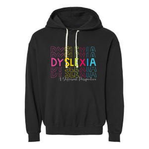 Dyslexia A Different Perspective Dyslexia Awareness Garment-Dyed Fleece Hoodie