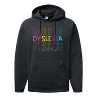 Dyslexia A Different Perspective Dyslexia Awareness Performance Fleece Hoodie