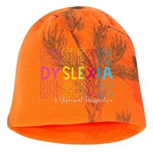 Dyslexia A Different Perspective Dyslexia Awareness Kati - Camo Knit Beanie