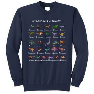 Dinosaur Alphabet Dino ABC Dinosaur Sweatshirt