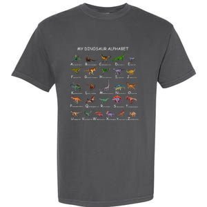 Dinosaur Alphabet Dino ABC Dinosaur Garment-Dyed Heavyweight T-Shirt