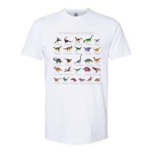 Dinosaur Alphabet Dino ABC Dinosaur Softstyle CVC T-Shirt