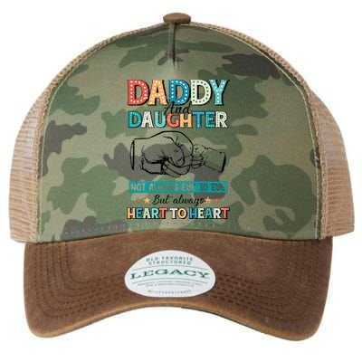 Daddy And Daughter Always Heart To Heart Legacy Tie Dye Trucker Hat