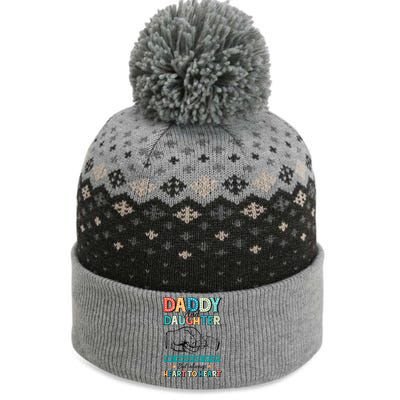 Daddy And Daughter Always Heart To Heart The Baniff Cuffed Pom Beanie