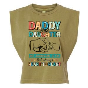 Daddy And Daughter Always Heart To Heart Garment-Dyed Women's Muscle Tee