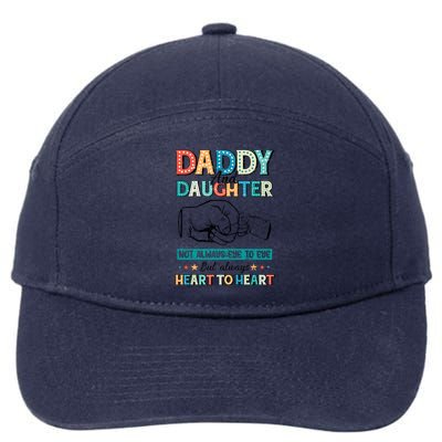 Daddy And Daughter Always Heart To Heart 7-Panel Snapback Hat