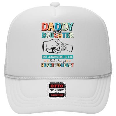 Daddy And Daughter Always Heart To Heart High Crown Mesh Back Trucker Hat