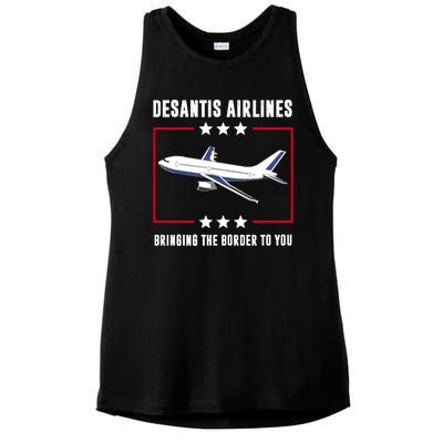 DeSantis Airlines Ladies PosiCharge Tri-Blend Wicking Tank