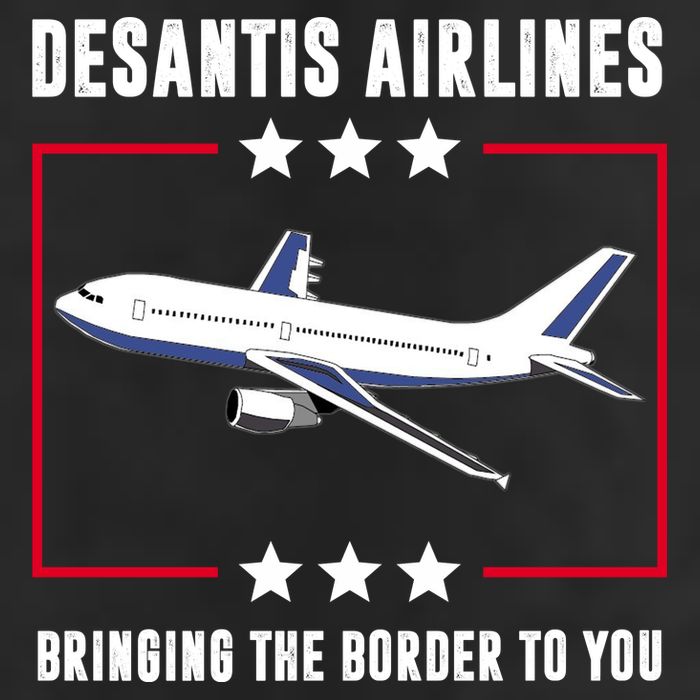 DeSantis Airlines 7 Panel Mesh Trucker Snapback Hat