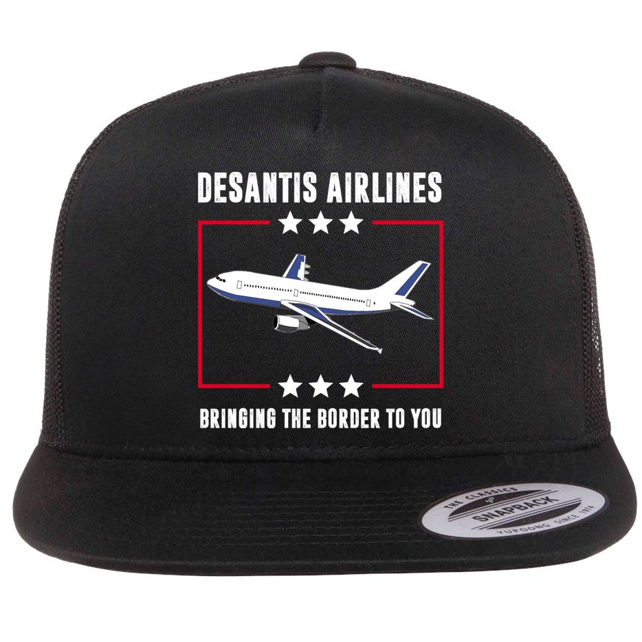 DeSantis Airlines Flat Bill Trucker Hat