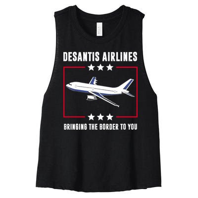 DeSantis Airlines Women's Racerback Cropped Tank