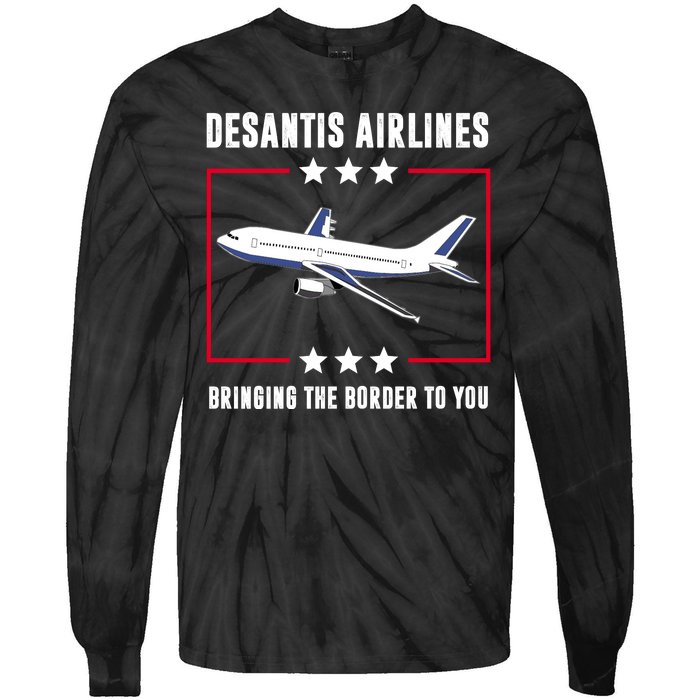 DeSantis Airlines Tie-Dye Long Sleeve Shirt