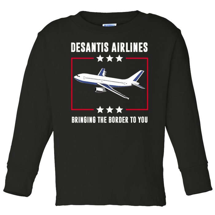 DeSantis Airlines Toddler Long Sleeve Shirt