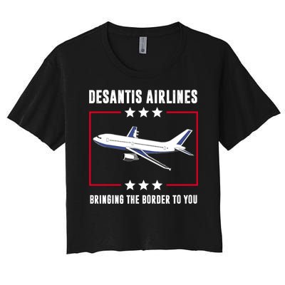 DeSantis Airlines Women's Crop Top Tee