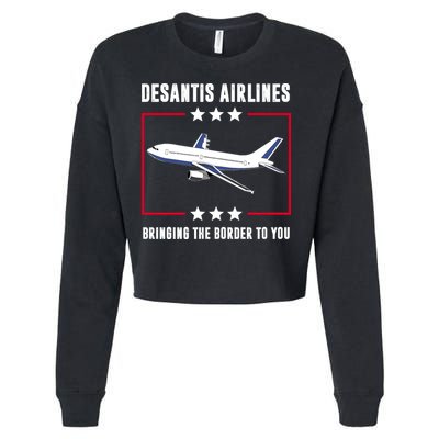 DeSantis Airlines Cropped Pullover Crew