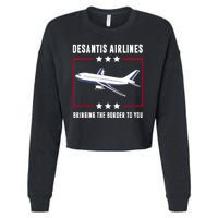 DeSantis Airlines Cropped Pullover Crew