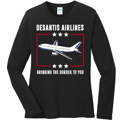 DeSantis Airlines Ladies Long Sleeve Shirt