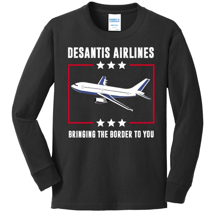 DeSantis Airlines Kids Long Sleeve Shirt