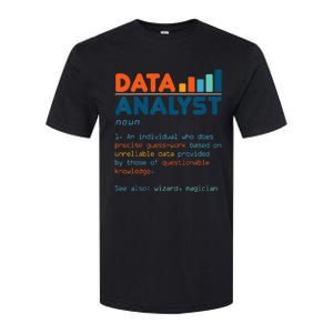 Data Analyst Definition Statistics Data Analytics Softstyle CVC T-Shirt