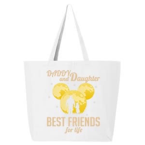 Daddy And Daughter Best Friends For Life Funny Moon Family Meaningful Gift 25L Jumbo Tote