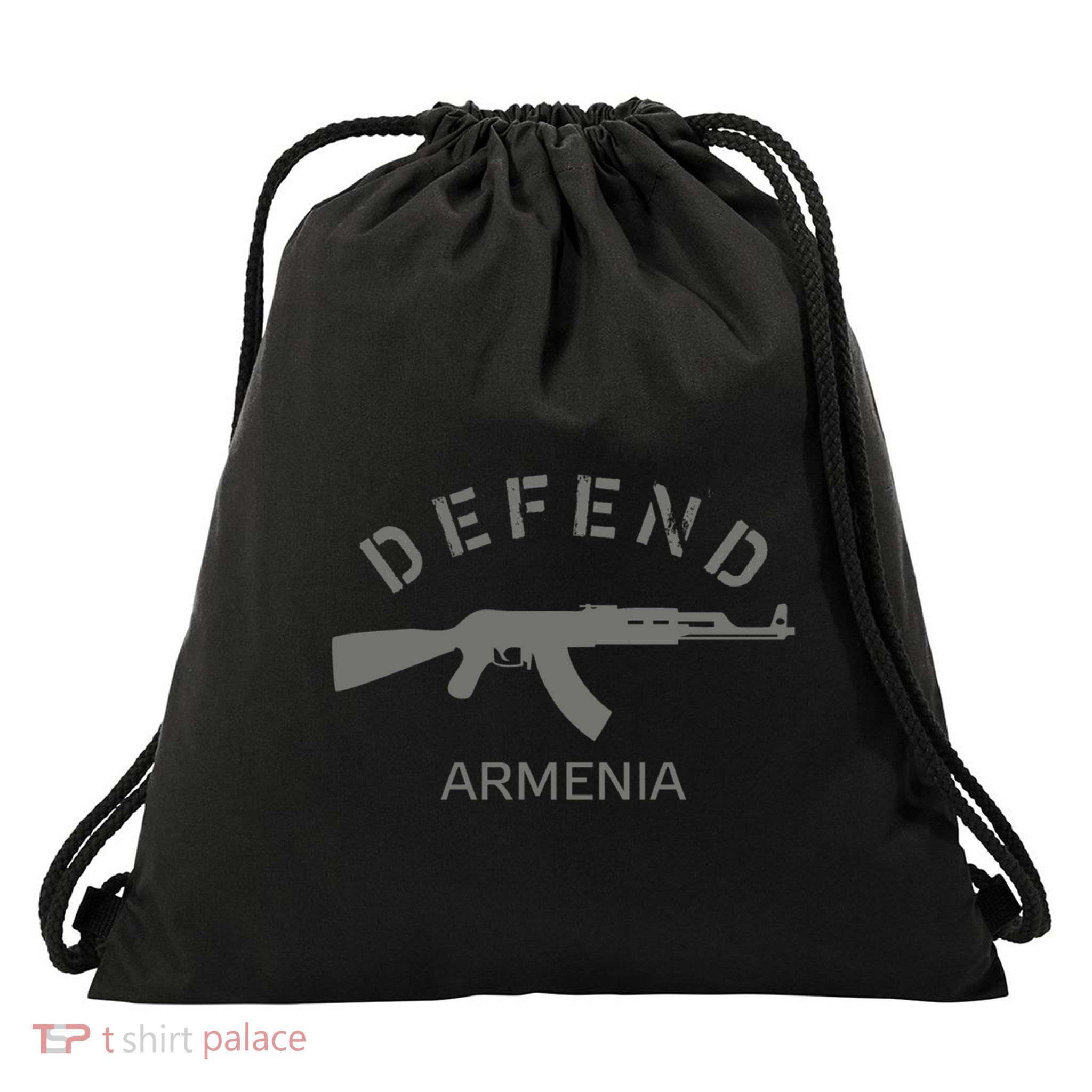Defend Armenia Drawstring Bag