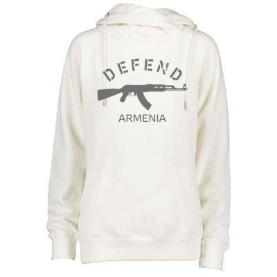 Defend Armenia Womens Funnel Neck Pullover Hood