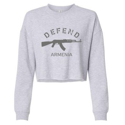 Defend Armenia Cropped Pullover Crew