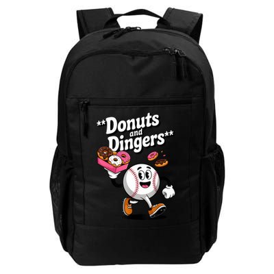 Donuts And Dingers Baseball Fan Humor Donut  Backpack