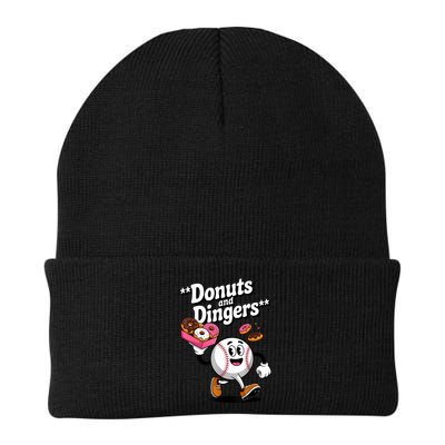 Donuts And Dingers Baseball Fan Humor Donut  Beanie