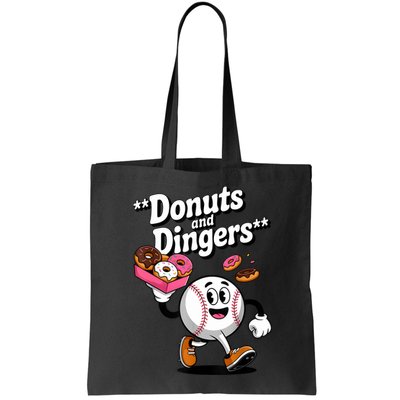 Donuts And Dingers Baseball Fan Humor Donut  Bag