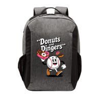 Donuts And Dingers Baseball Fan Humor Donut  Vector Backpack