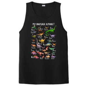 Dinosaur Alphabet Dino Abc For Boys Kid Az Teacher Cute Gift PosiCharge Competitor Tank