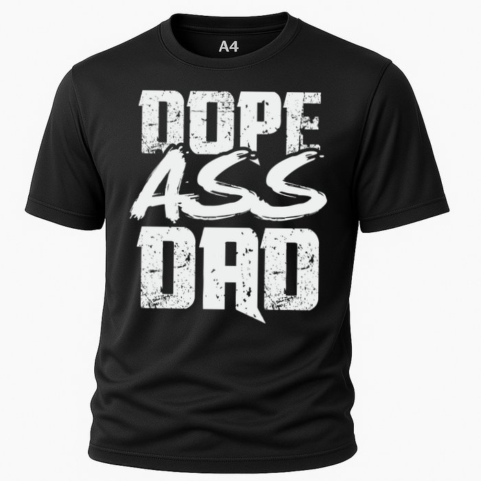 Dope Ass Dad Funny Father S Day Cooling Performance Crew T-Shirt