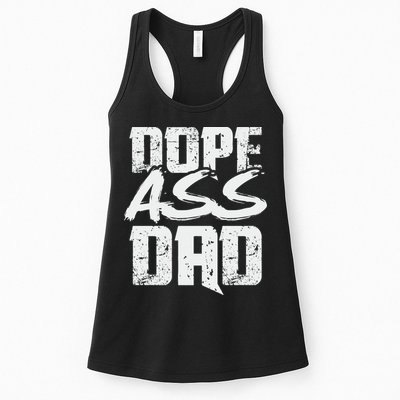 Dope Ass Dad Funny Father S Day Womens Tank Top