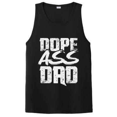 Dope Ass Dad Funny Father S Day PosiCharge Competitor Tank