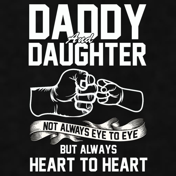 Daddy And Daughter Not Always Eye To Eye But Always Heart To Heart Ladies PosiCharge Tri-Blend Wicking Tank
