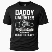 Daddy And Daughter Not Always Eye To Eye But Always Heart To Heart Cooling Performance Crew T-Shirt