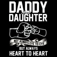 Daddy And Daughter Not Always Eye To Eye But Always Heart To Heart Backpack