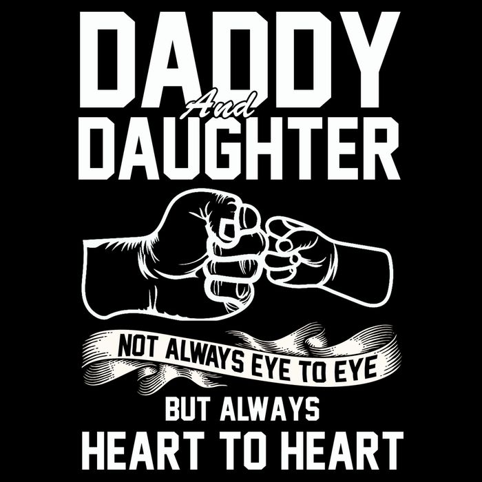 Daddy And Daughter Not Always Eye To Eye But Always Heart To Heart Backpack