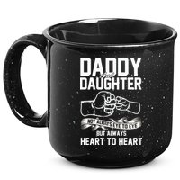 Daddy And Daughter Not Always Eye To Eye But Always Heart To Heart 15oz Campfire Ceramic Mug