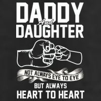 Daddy And Daughter Not Always Eye To Eye But Always Heart To Heart Hat