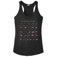 Dinosaur Alphabet Dino ABC For Kids Men Women Dinosaur Ladies PosiCharge Competitor Racerback Tank