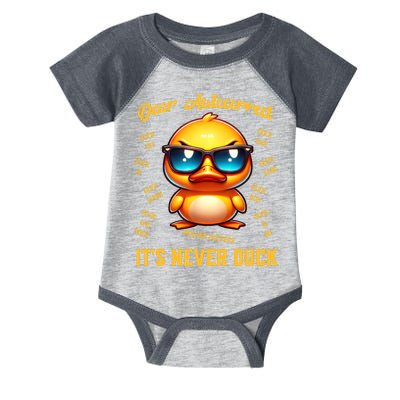 Dear Autocorrect Duckling It Is Never Duck Adult Humor Infant Baby Jersey Bodysuit