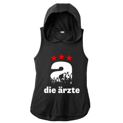 Die ÄRzte Ladies PosiCharge Tri-Blend Wicking Draft Hoodie Tank